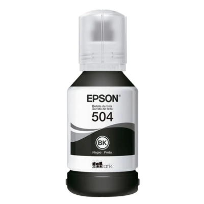 Epson 504 - 127 ml - negro - original - recarga de tinta - para EcoTank L4150, L4160, L4260, L6161, L6171, L6191, L6270; EcoTank ITS L4150, L4160