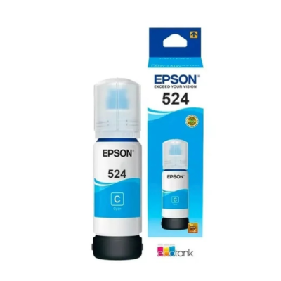Epson - T524 - Ink bottle - Cyan
