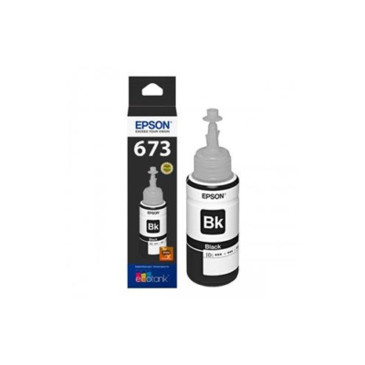 Epson T673 - Negro - original - recarga de tinta - para Epson L1800, L800, L805, L810, L850; EcoTank L1800