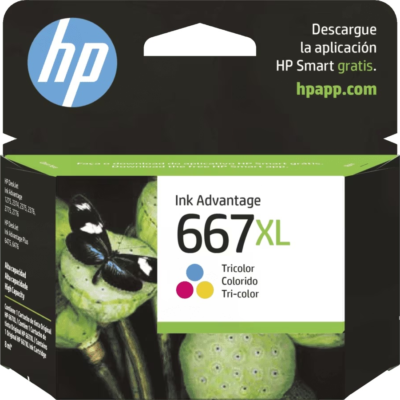 HP - 667XL - Ink cartridge - Tricolor - 3YM80AL