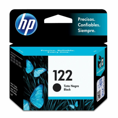 HP 122 - Negro - original - cartucho de tinta - para Deskjet 1010, 10XX J410, 1512, 2050 J510, 2050A J510, 2054A J510, 25XX, Envy 4502