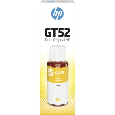 HP GT52 - 70 ml - amarillo - original - recarga de tinta - para HP 11X, 31X; Deskjet GT 58XX; Smart Tank 500, 51X, 530, 6001, 615, 70XX, 73XX, 76XX