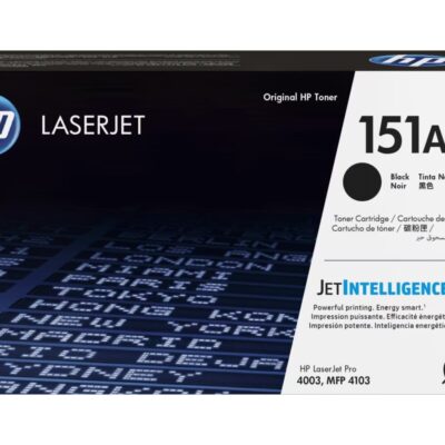HP 151A - Negro - original - LaserJet - cartucho de tóner (W1510A) - para LaserJet Pro 4003dn, 4003dw, MFP 4103fdw
