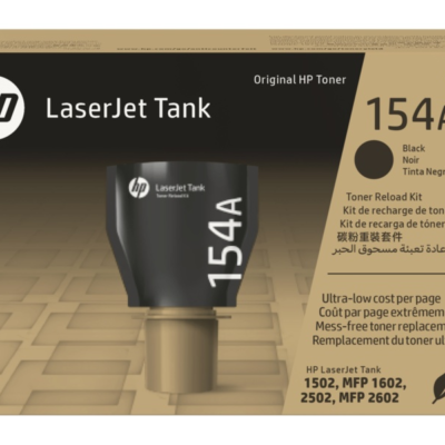 HP 154A - Rendimiento medio - negro - original - recarga de tóner - para LaserJet Tank MFP 1602w, MFP 1604w, MFP 2602dn, MFP 2604sdw, MFP 2606dn, MFP 2606sdw