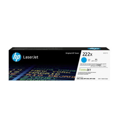 HP - 222X - Toner cartridge - Cyan - ORIGINAL LASERJET TON