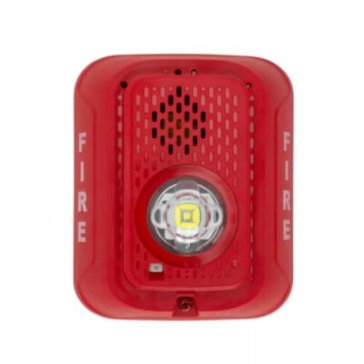 Honeywell - Horn/strobe red wall-espanol