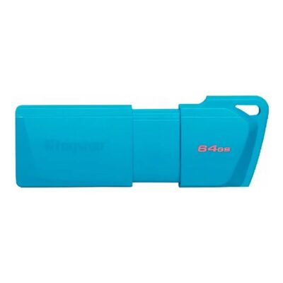 Kingston - USB flash drive - 64 GB - USB 3.2 Gen 1 - NEON Aqua Blue