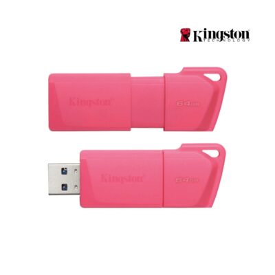Kingston - USB flash drive - 64 GB - USB 3.2 Gen 1 - NEON (PINK)