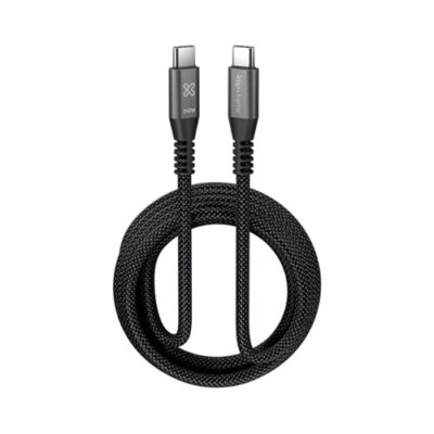 Klip Xtreme - USB cable - 24 pin USB-C - 3 m - Black - 240W Braided Fast Charging