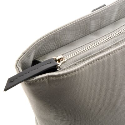 Klip Xtreme - Notebook carrying case and handbag - 15.6" - 1200D polyester - Gray/White - Ladies Bag