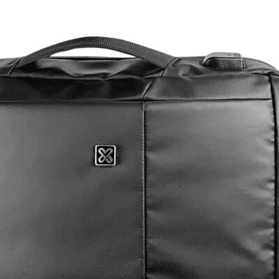 Klip Xtreme - Notebook carrying backpack - 15.6" - Polyester - Black - 2 in 1 Backpack & NB Case