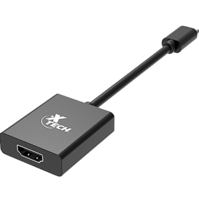 Xtech - Video adapter - USB Type C - HDMI - Black - (m) to (f) XTC-541