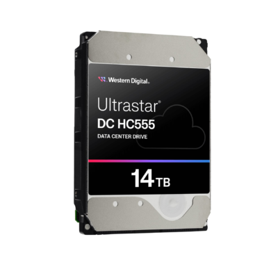 Western Digital WD Ultrastar DC H555 - Hard drive - Internal hard drive - 14 TB - 3.5" - 7200 rpm - SATA